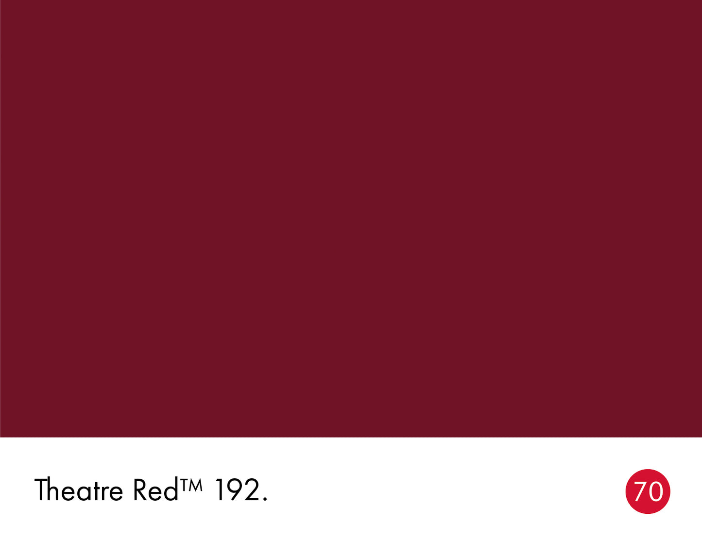 Theatre Red 192 intelligent matt emulsion 5l